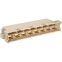 Male connector, type H15, 15 pole, z-d, pitch 2.54 mm, solder pin, angled, gold-plated, 413169