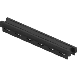 IDC ribbon cable guide, 50 pole, pitch 1.27 mm, IDC connection, straight, 244633-E