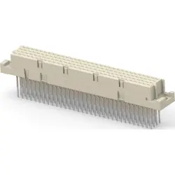 Female connector, 128 pole, pitch 2.54 mm, press-in connection, straight, 254979-E