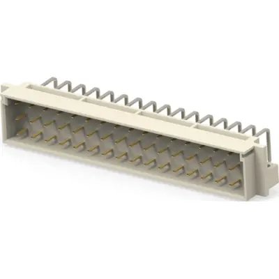 Male connector, type E, 48 pole, a-b, pitch 5.08 mm, solder pin, straight, 354871-E - 1