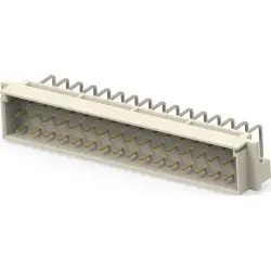 Male connector, type E, 48 pole, a-b, pitch 5.08 mm, solder pin, straight, 354871-E