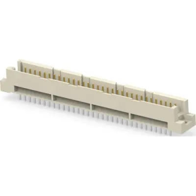 Male connector, type R, 64 pole, AC, pitch 2.54 mm, solder pin, straight, 374002-E - 1