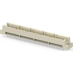 Male connector, type R, 64 pole, AC, pitch 2.54 mm, solder pin, straight, 374002-E