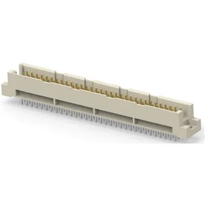 Male connector, type R, 96 pole, a-b-c, pitch 2.54 mm, solder pin, straight, 374199-E - 1