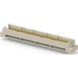 Male connector, type RD, 128 pole, pitch 2.54 mm, solder pin, straight, 374463-E
