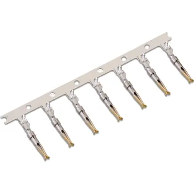 Receptacle, 0.326-0.518 mm², AWG 22-20, crimp connection, gold-plated, 61800213722DEC - 1
