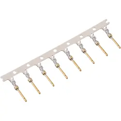 Pin contact, 0.129-0.205 mm², AWG 26-24, crimp connection, gold-plated, 61800513722DEC