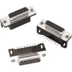 D-Sub socket, 9 pole, standard, angled, solder connection, 618009211821
