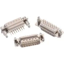 D-Sub plug, 9 pole, standard, straight, solder connection, 61800929221