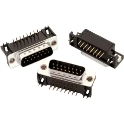 D-Sub plug, 25 pole, standard, angled, solder connection, 618025211721