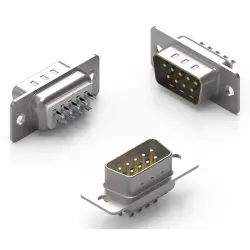 D-Sub plug, 25 pole, standard, straight, solder cup, 61802524823