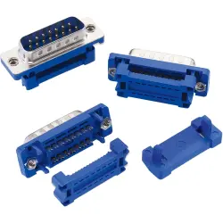 D-Sub plug, 37 pole, standard, straight, IDC connection, 618037226221