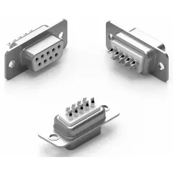 D-Sub socket, 37 pole, standard, straight, solder cup, 61803724923