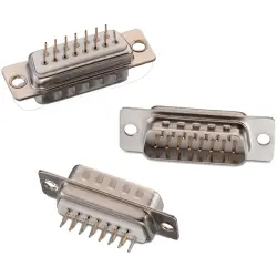 D-Sub plug, 37 pole, standard, straight, solder connection, 61803725023