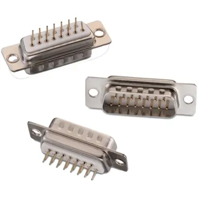 D-Sub plug, 37 pole, standard, straight, solder connection, 61803725023 - 1