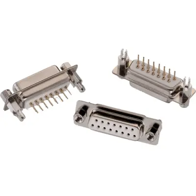 D-Sub socket, 37 pole, standard, straight, solder connection, 61803729321 - 1