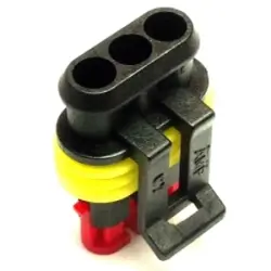 Socket, unequipped, 3 pole, straight, 1 row, black, 282087-1