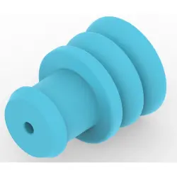 Wire seal for female/male connector, 828904-1