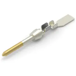Pin contact, 0.08-0.22 mm², AWG 28-24, crimp connection, gold-plated, 5-166054-1