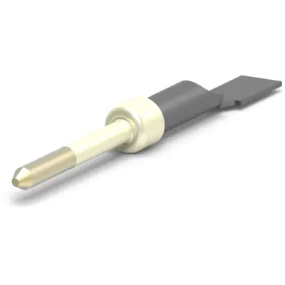 Pin contact, 0.8-0.9 mm², AWG 18, crimp connection, gold-plated, 66570-3 - 1