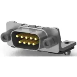 D-Sub plug, 9 pole, standard, equipped, angled, solder pin, 3-338168-2