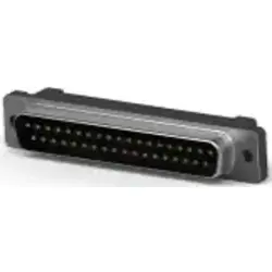 D-Sub plug, 37 pole, standard, equipped, straight, IDC connection, 1658613-1