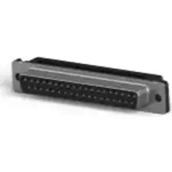 D-Sub socket, 37 pole, standard, equipped, straight, IDC connection, 1658612-1