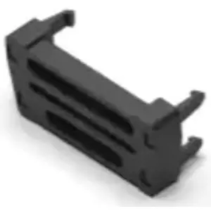 Strain relief, black for ribbon cable, 747275-3 - 1