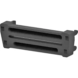 Strain relief, black for ribbon cable, 747275-2