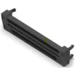 Strain relief, black for ribbon cable, 747275-1