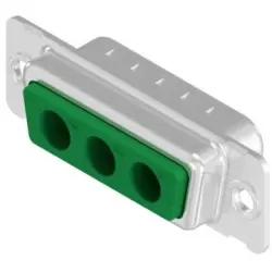 D-Sub plug, 6 pole, 3W3, unequipped, straight, crimp connection, 3003W3PXX99A10X