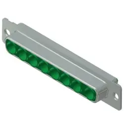 D-Sub socket, 16 pole, 8W8, unequipped, straight, crimp connection, 3008W8SXX99A10X