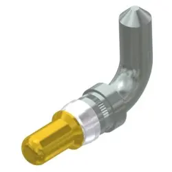 Pin contact, crimp connection, gold-plated, 131A13039X