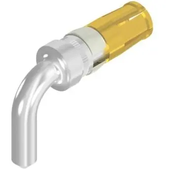 Receptacle, crimp connection, gold-plated, 132A13019X - 1
