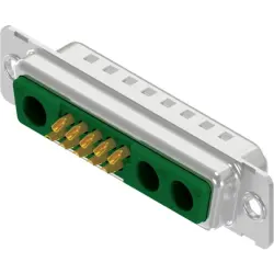 D-Sub plug, 13 pole, 13W3, equipped, straight, solder cup, 3013W3PAM99A10X