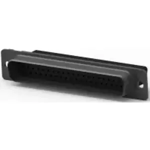 D-Sub plug, 62 pole, high density, unequipped, straight, crimp connection, 1658673-1 - 1