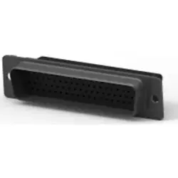 D-Sub plug, 78 pole, high density, unequipped, straight, crimp connection, 1658674-1