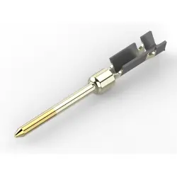 Pin contact, 0.08-0.4 mm², AWG 28-22, crimp connection, gold-plated, 1658670-2