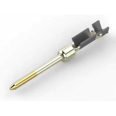 Pin contact, 0.08-0.4 mm², AWG 28-22, crimp connection, gold-plated, 1658670-2 - 1