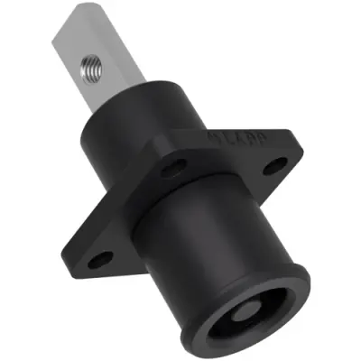 High-voltage battery built-in connector, straight, black, 1000 VDC, 120 A, 381167151 - 1