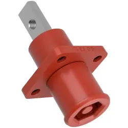 High-voltage battery built-in connector, straight, red, 1000 VDC, 120 A, 381167153