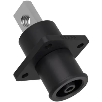 High-voltage battery built-in connector, straight, black, 1500 VDC, 250 A, 381167157 - 1