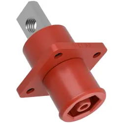 High-voltage battery built-in connector, straight, red, 1500 VDC, 250 A, 381167159