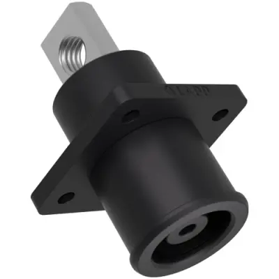 High-voltage battery built-in connector, straight, black, 1500 VDC, 350 A, 381167163 - 1