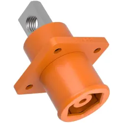 High-voltage battery built-in connector, straight, orange, 1500 VDC, 350 A, 381167167
