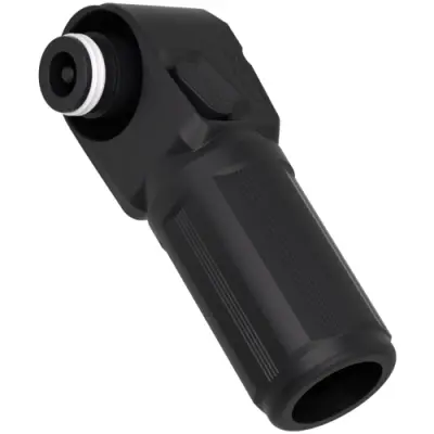 High-voltage battery coupling plug, angled, black, 1500 VDC, 250 A, 381167158 - 1