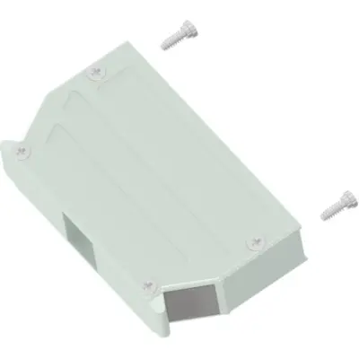 D-Sub connector housing, size: 4 (C), straight 180°, angled 30°, cable Ø 12.1 mm, zinc die casting, metal, 165X10849X - 1