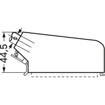 Housing for female/male connector, 100021274 - 1