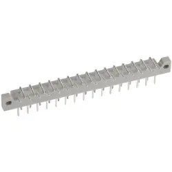 Male connector, 13 pole, pitch 2.5 mm, solder pin, angled, gold-plated, 101A10079X