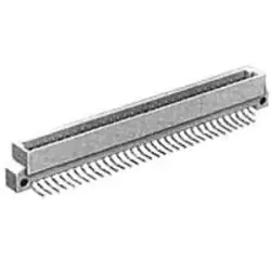 Male connector, type B, 64 pole, a-b, pitch 2.54 mm, solder pin, angled, gold-plated, 6-1393644-6